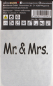 Mobile Preview: Lichttüte Mr. & Mrs. Rückseite