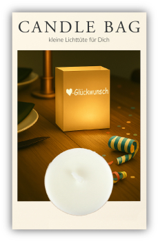 Lichttüte Herzlichen Glückwunsch