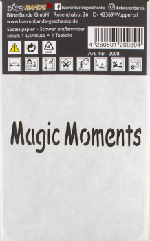 Lichttüte Magic Moments Rückseite