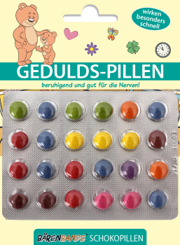 Gedulds-Pillen Schokolinsen