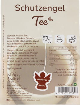 Schutzengel Tee Rückseite