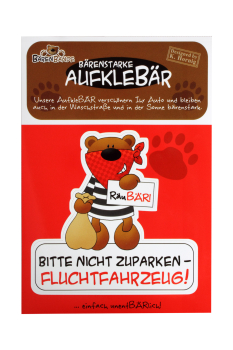 AufkleBÄR RäuBÄR