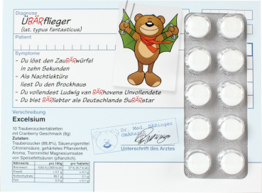 ÜBÄRflieger (Traubenzucker)