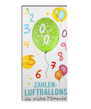 Zahlenluftballon Nr. 0