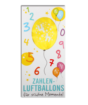 Zahlenluftballon Nr. 4
