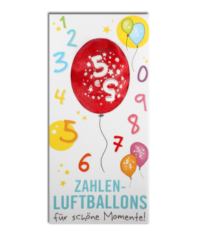 Zahlenluftballon Nr. 5