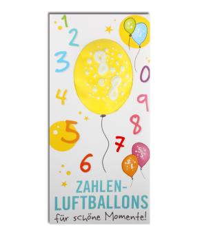 Zahlenluftballon Nr. 8
