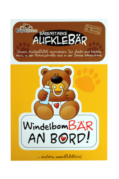 AufkleBÄR WindelbomBÄR