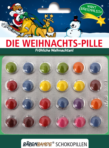 Die Weihnachts-Pille Schokolinsen