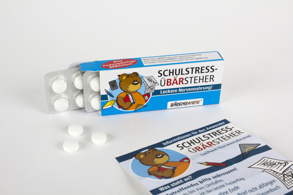 Schulstress-Übärsteher Traubenzucker