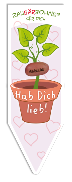 ZauBÄRbohne Hab Dich lieb Zauberbohne